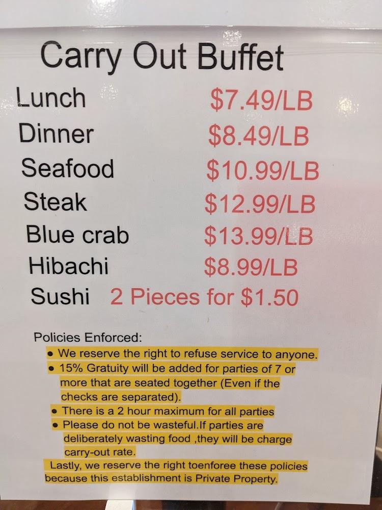 Blossom Buffet Menu image 4